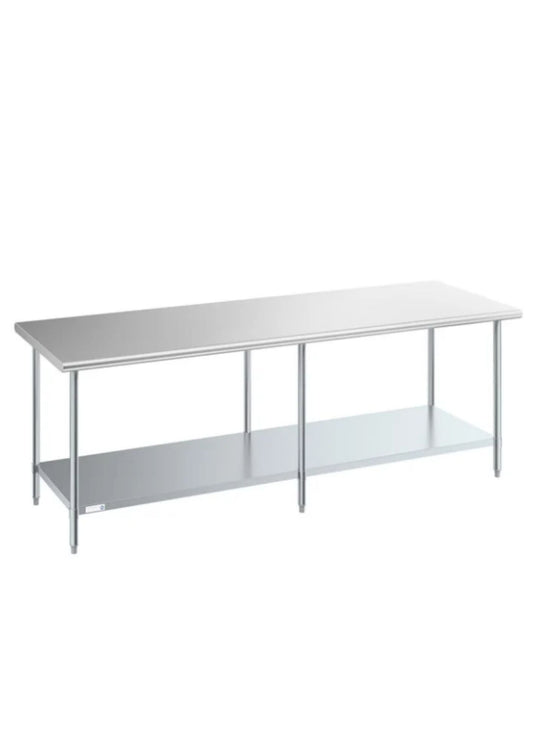 8ft x 2ft x 3ft prep table