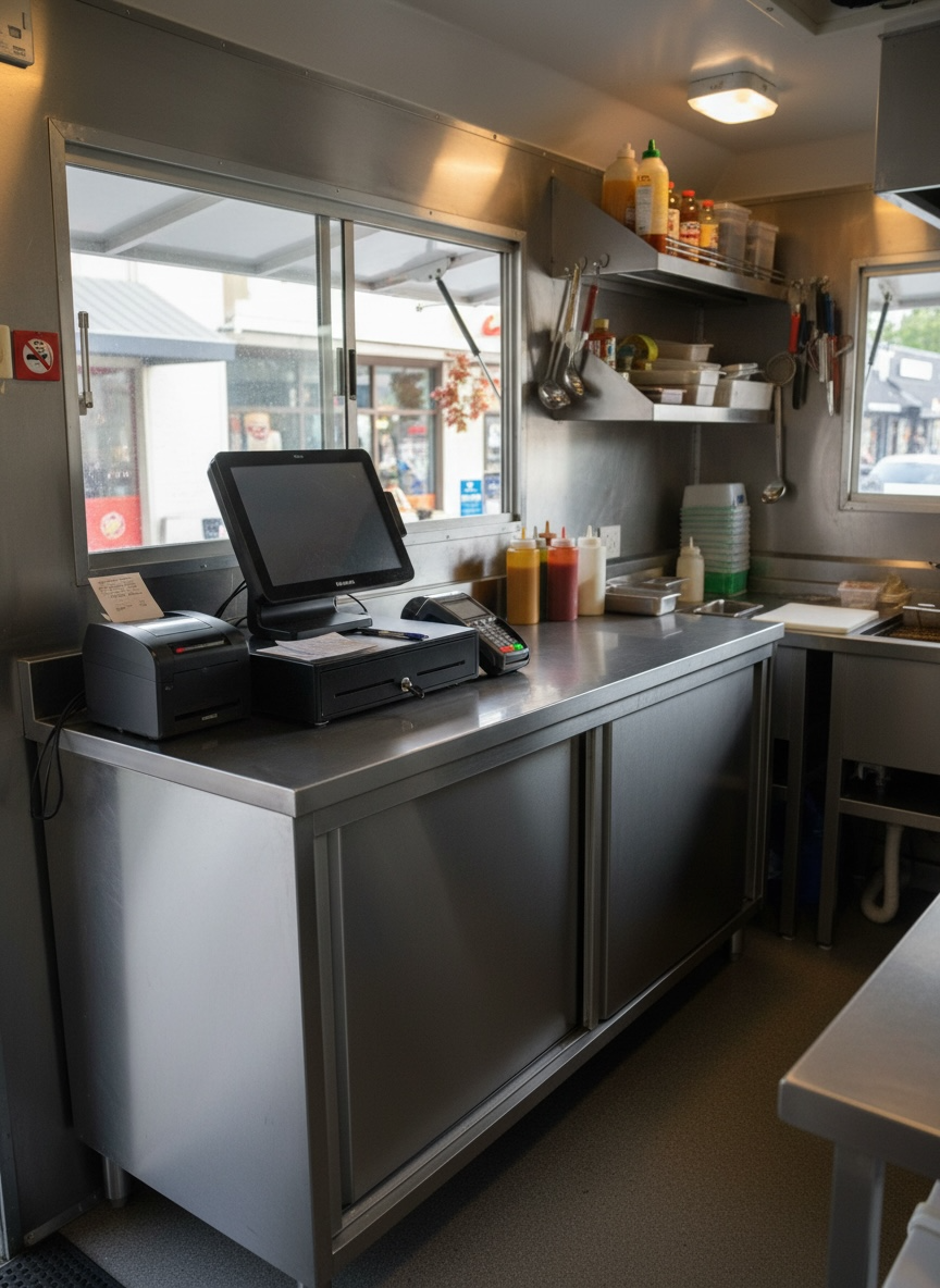 6ft (L) x 2.5ft (W) x 3ft (H)  Sliding Cabinet