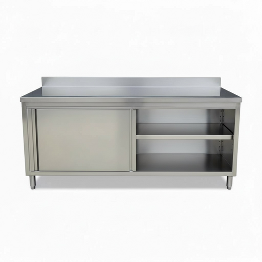 6ft (L) x 2.5ft (W) x 3ft (H)  Sliding Cabinet