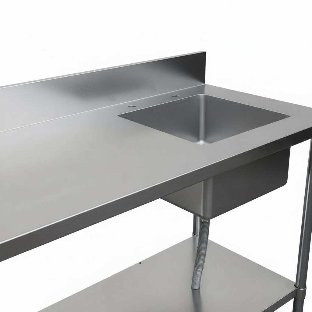 304 stainless steel 4ft sink