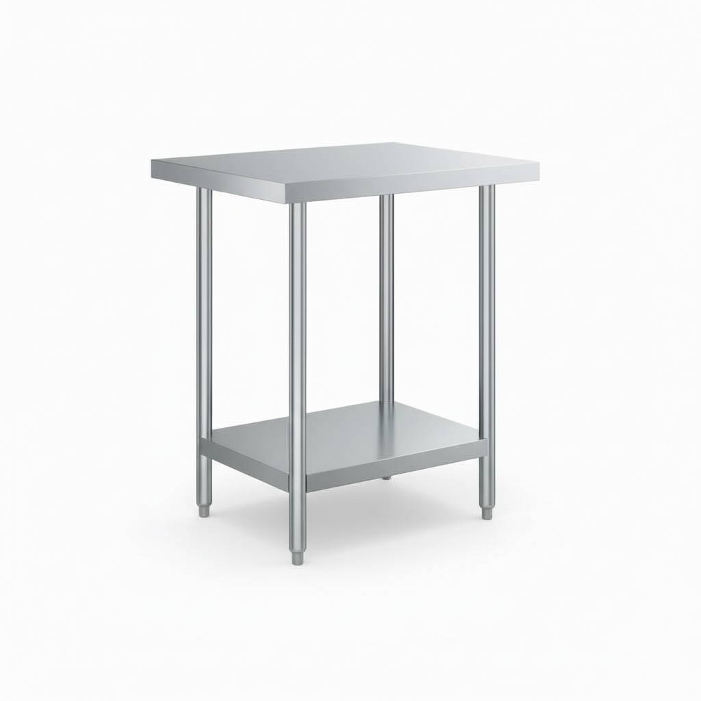 2ft x2ft Stainless Steel Work Table – Tangiers Factory