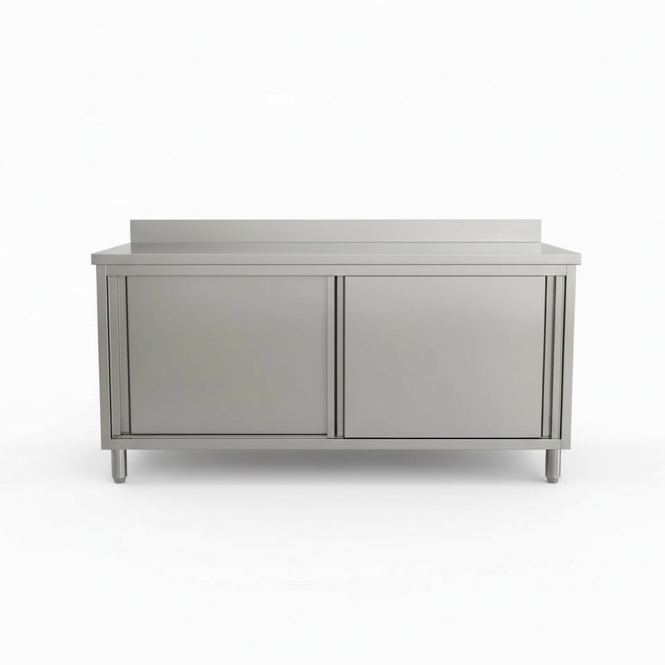 6ft (L) x 2.5ft (W) x 3ft (H)  Sliding Cabinet