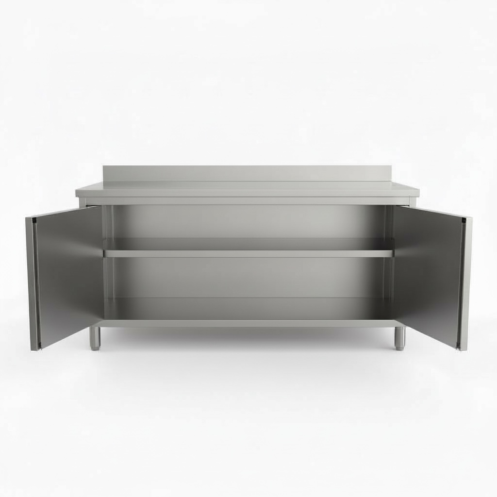 5ft x 2ft Stainless Steel Outward DoorsCabinet