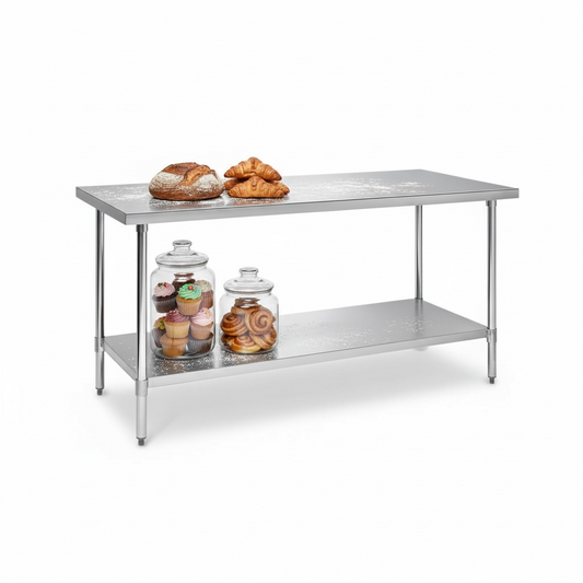 5ft x 2.5 ft Stainless steel table